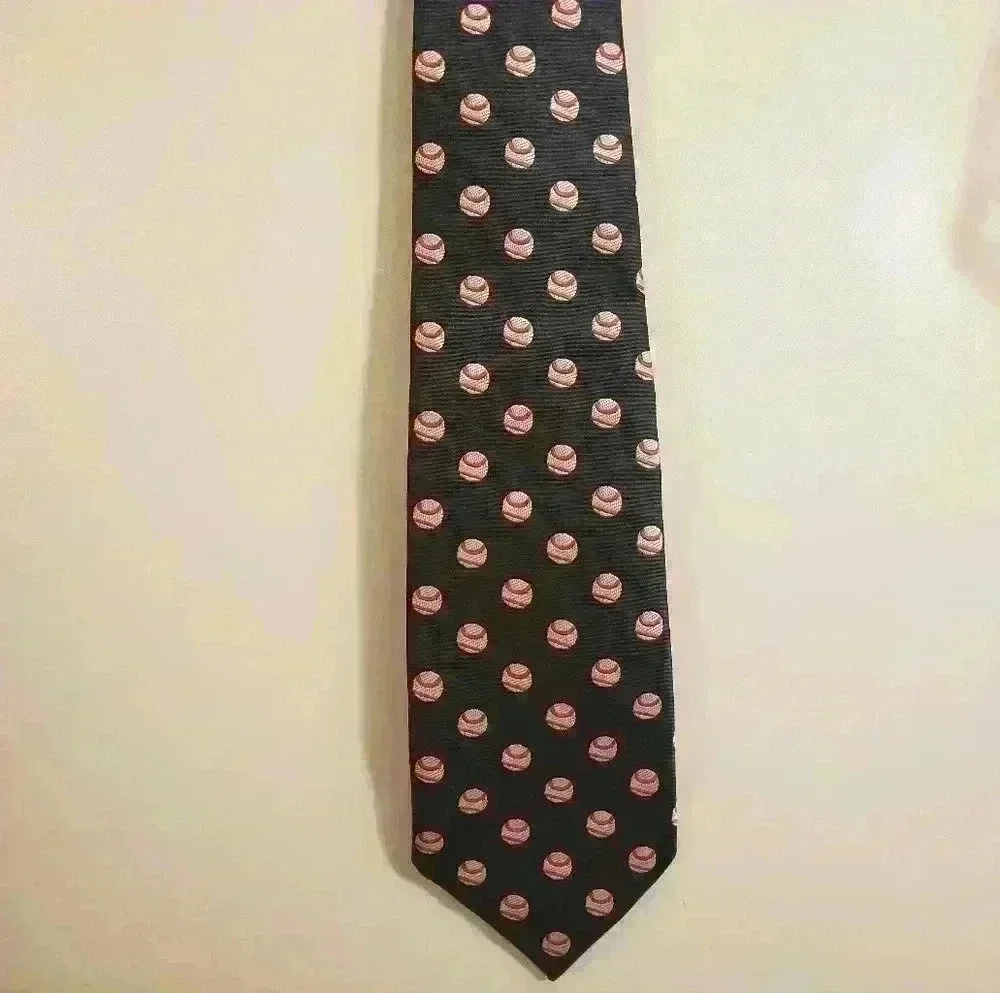Two toddler ties size 24 months to 4 T.  One baseball and one red striped